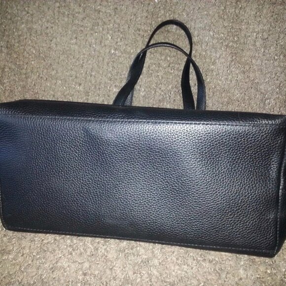 KATE SPADE-Oliver Street-Taren-Canvas Shoulder Bag-TOTE-Natural & Dark Navy-NWOT - Picture 4 of 7